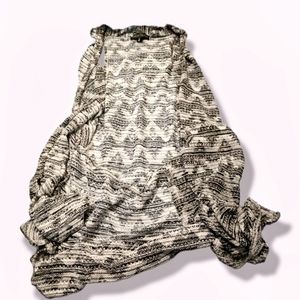 Extra Long Grey Cardigan